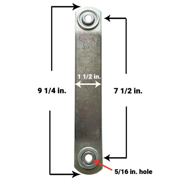 Glider Arm Hardware Set - 7.5 inch - Image 2