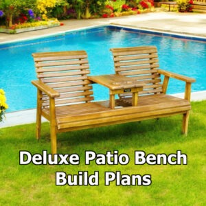 Deluxe Patio Bench Build Plans