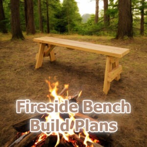 5ft Heavy-Duty Outdoor Fireside Bench
