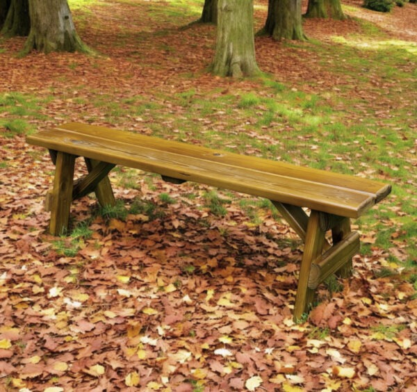 5ft Heavy-Duty Outdoor Fireside Bench - Image 3