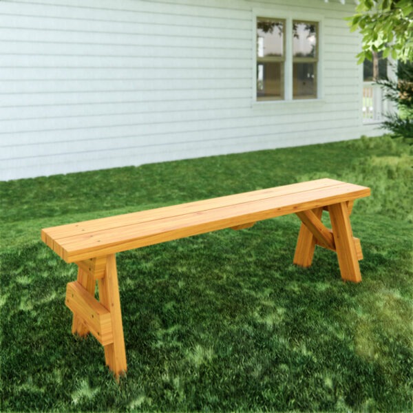 5ft Heavy-Duty Outdoor Fireside Bench - Image 7