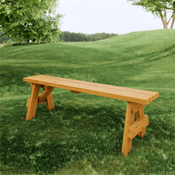 5ft Heavy-Duty Outdoor Fireside Bench - Image 6
